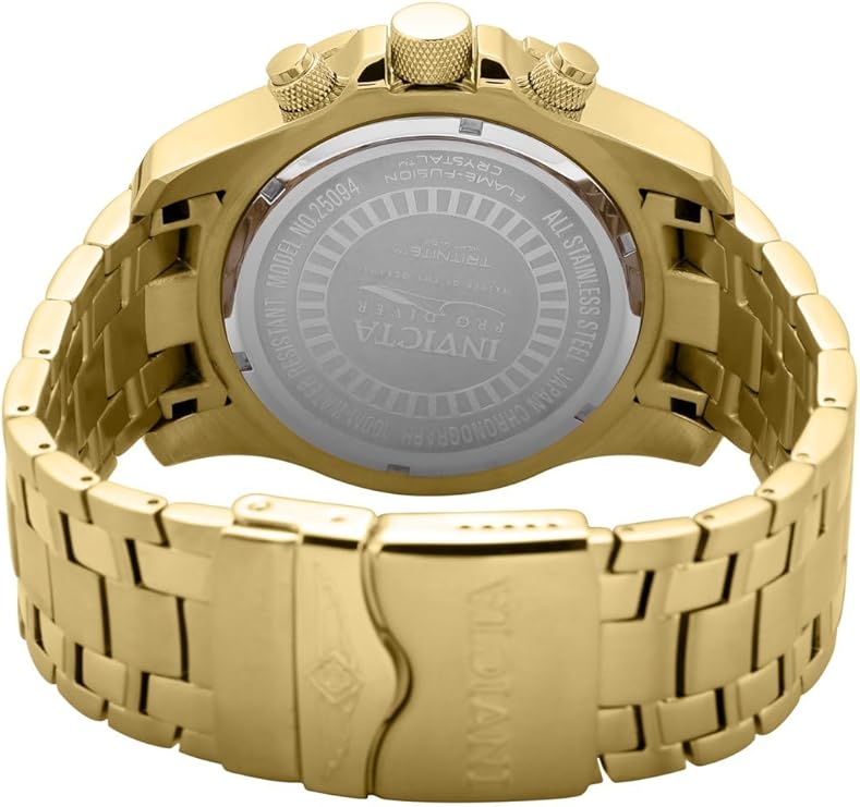 Men's Pro Diver Scuba Quartz Watch, Gold
